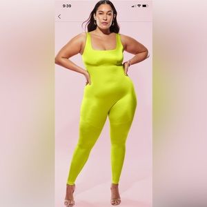 BRIGHT yellow Yitty body suit
